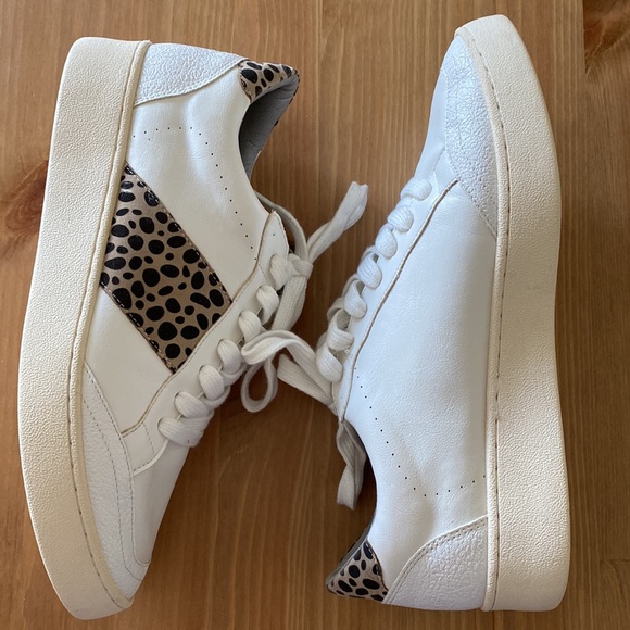 White Raven Leopard Shoes 7.5 - Picture 11 of 15